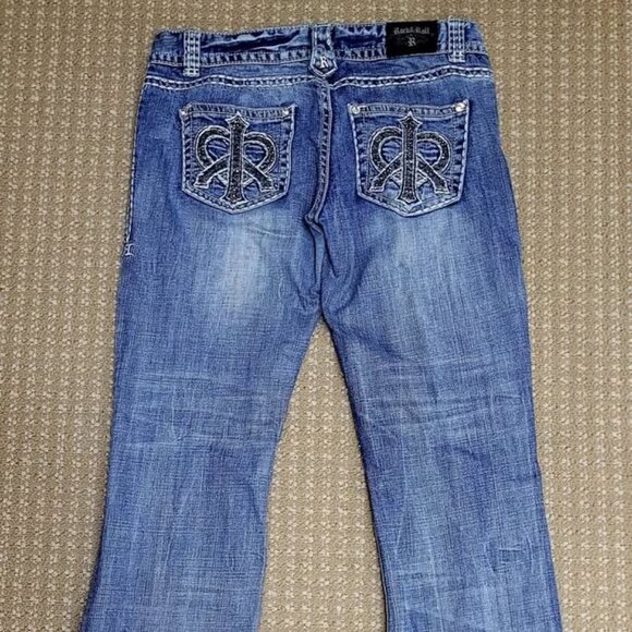 "Cowgirl Denim" Rock and Roll Ladies' Jeans (Size 29 x 34) - Picture 4 of 11